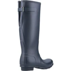 Hunter Womens Original Tall Back Adjustable Wellington Boots -Sealskinz Sale Store image 550397
