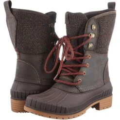 Kamik Sienna 2 Womens Waterproof Leather And Flannel Boots -Sealskinz Sale Store image 552382