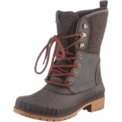Kamik Sienna 2 Womens Waterproof Leather And Flannel Boots -Sealskinz Sale Store image 552385