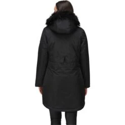 Regatta Womens Lyanna Fur Trim Parka Jacket -Sealskinz Sale Store image 601077