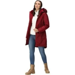 Regatta Womens Lyanna Fur Trim Parka Jacket -Sealskinz Sale Store image 601088