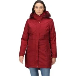 Regatta Womens Lyanna Fur Trim Parka Jacket -Sealskinz Sale Store image 601089