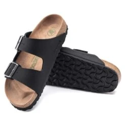 Birkenstock Arizona Vegan Birko-Flor Nubuck Sandals - Regular Fit -Sealskinz Sale Store image 609356