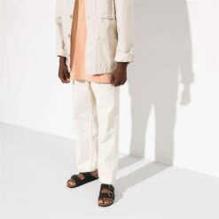 Birkenstock Arizona Vegan Birko-Flor Nubuck Sandals - Regular Fit -Sealskinz Sale Store image 609357