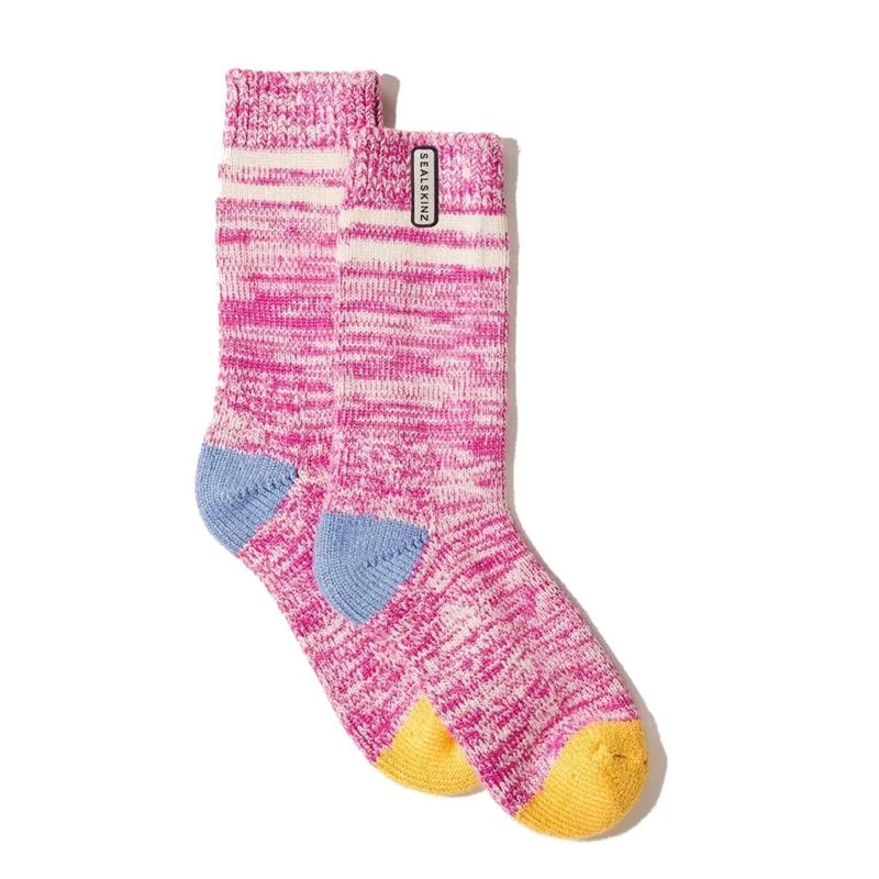 Sealskinz Thwaite Womens Bamboo Mid Length Twisted Socks 1 Sealskinz Thwaite Womens Bamboo Mid Length Twisted Socks