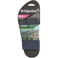 Bridgedale Hike Womens Ultra Light T2 Merino Performance Crew Socks -Sealskinz Sale Store image 628408